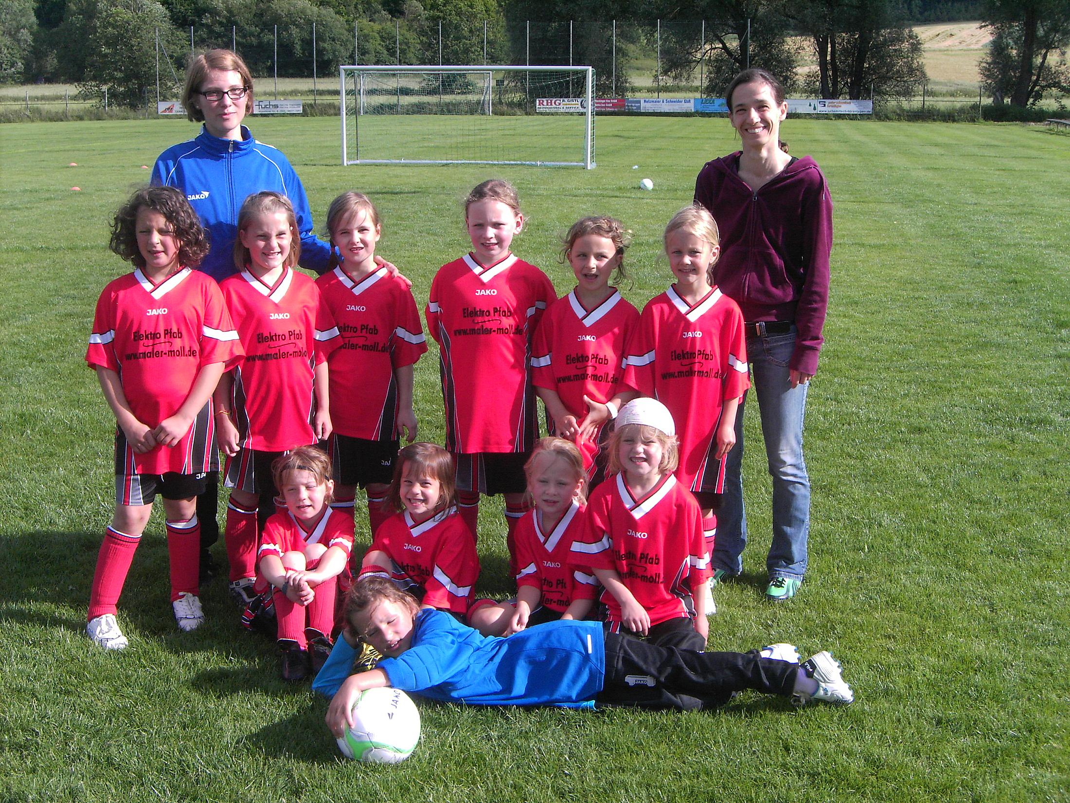 Die U9-Mädchen der Saison 2011/12